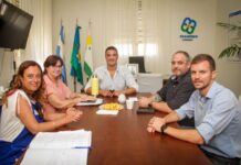 Reunión con autoridades de Axion Energy para ampliación y reformas en el CAI de Jeppener