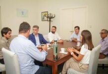 El Intendente se reunió con autoridades del Banco Provincia