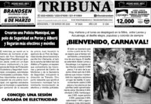 Semanario Tribuna. Tapa sábado 1 de marzo de 2025