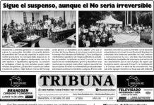 Semanario Tribuna. Tapa sábado 12 de abril de 2025
