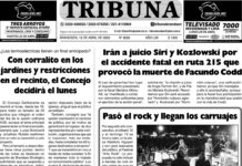 Semanario Tribuna. Tapa sábado 19 de abril de 2025