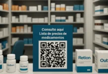 Las farmacias deberán exhibir un código QR donde se pueda ver la lista de precios de los medicamentos