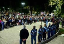 San Vicente honró a sus héroes de Malvinas