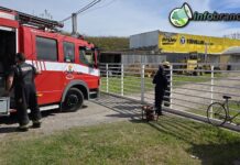 Un hombre se cayó de un techo