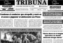 Semanario Tribuna. Tapa sábado 3 de mayo de 2025