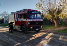 Incendio en el barrio Matadero