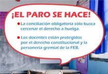 La FEB resolvió seguir adelante con el PARO del día 20 de mayo