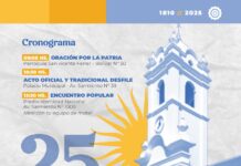 San Vicente: Conmemoración de la Revolución de Mayo