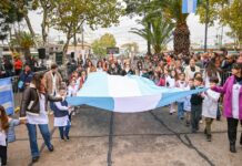 San Vicente celebró el 25 de mayo con un multitudinario acto patrio