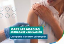 Jornadas de vacunación en los CAPS de Las Mandarinas y Las Acacias