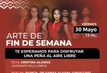 Gran cierre de la peña con Pampas Bravas en San Vicente