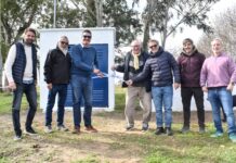 El Municipio de Brandsen inauguró la red de agua potable en Altamirano