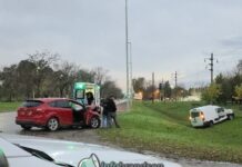 Fuerte choque entre dos autos sobre Ruta 29 y La Victoria