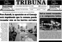 Semanario Tribuna. Tapa sábado 07 de junio de 2025