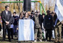 Día de la Bandera: alumnos realizaron la tradicional jura a la bandera