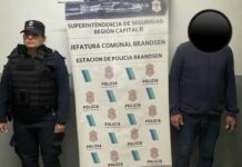 Discutió, rompió y fue detenido