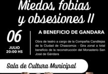 En julio se realizará una obra a beneficio de Gándara