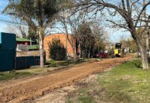 Entoscado y nivelado en calle Saavedra