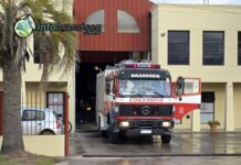 Incendio de vivienda en barrio Las Malvinas