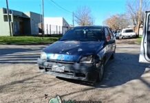 Choque en Las Mandarinas: un herido