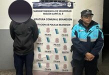 Se robó un televisor y fue atrapado cuando huía en colectivo