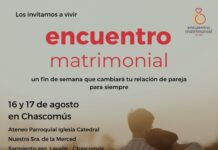En agosto se realizará un encuentro de matrimonios