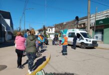 Lunes caótico: confuso accidente en el centro