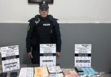 Circulaban por la 215 y fueron detenidos por tenencia de estupefacientes