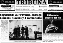 Semanario Tribuna – Tapa sábado 9 de agosto de 2025