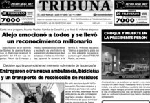 Semanario Tribuna – Tapa sábado 23 de agosto de 2025