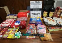 Una mujer fue aprehendida tras robar un local el sábado