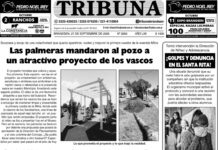Semanario Tribuna – Tapa sábado 27 de septiembre de 2025