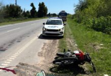 Grave accidente a la altura de la parrilla “San Martín”