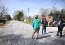 Mejores calles y nueva conectividad de colectivo: Domselaar avanza con obras que transforman su acceso