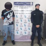 Tenía pedido de captura y lo atraparon en pleno centro