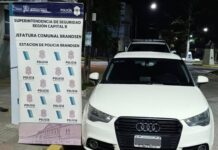 Circulaba en un Audi con pedido de secuestro y lo aprehendieron