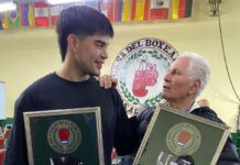 Juan Martín «Látigo» Coggi presente en el Salón de la Fama del Boxeo Argentino