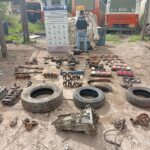 Clausuran un taller mecánico en Domselaar: un detenido