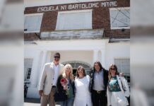 Esmeralda Mitre visitó la Escuela Primaria Nº1