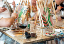 Se realizará un taller de arte y vino