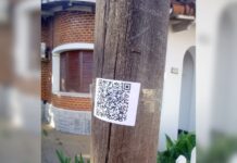 Misterio: la Ciudad amaneció con códigos QR pegados en las calles