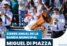 Este sábado la banda municipal tendrá su cierre anual