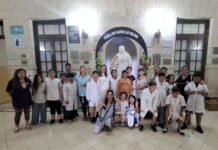 Alumnos de la Escuela 8 participaron de un proyecto solidario en el Hospital “Sor María Ludovica” de La Plata
