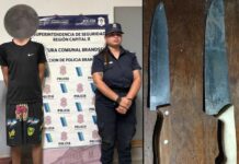 Un joven fue detenido tras robar cuchillas de una vivienda