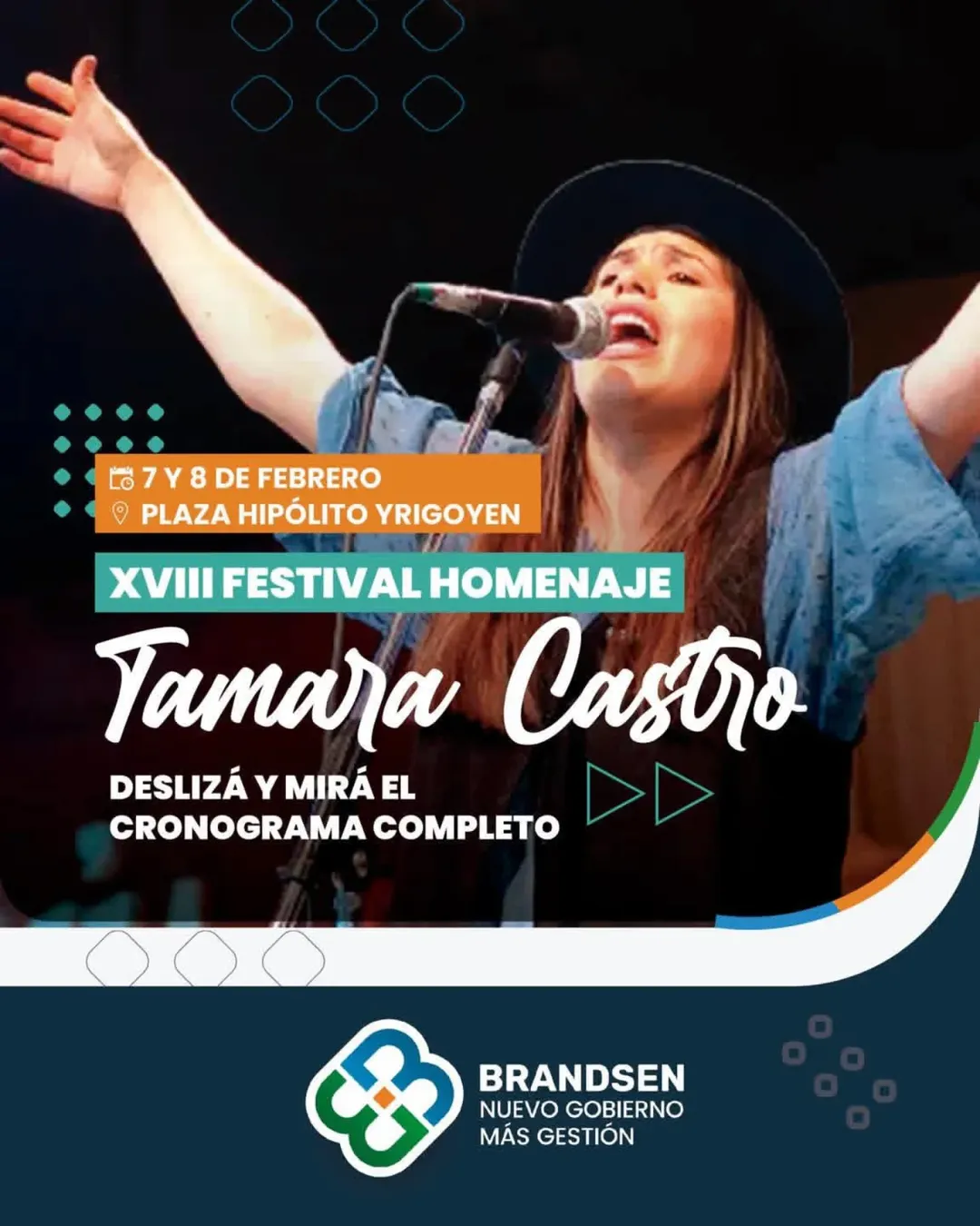Llega el XVIII Festival Tamara Castro, un encuentro que ya es parte de la identidad de Brandsen