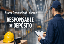 Nueva oportunidad laboral: Responsable de depósito