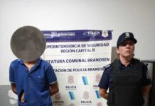 Intentaron escapar tras una persecución y fueron aprehendidos con armas de fuego