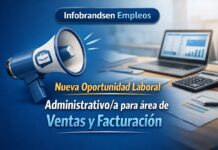 Búsqueda laboral: Administrativo/a para área de Ventas y Facturación