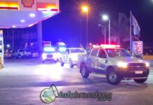 Servicios de emergencia se concentraron en Brandsen rumbo a Esquel