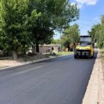 Asfalto en calle French y trabajos en Larrea